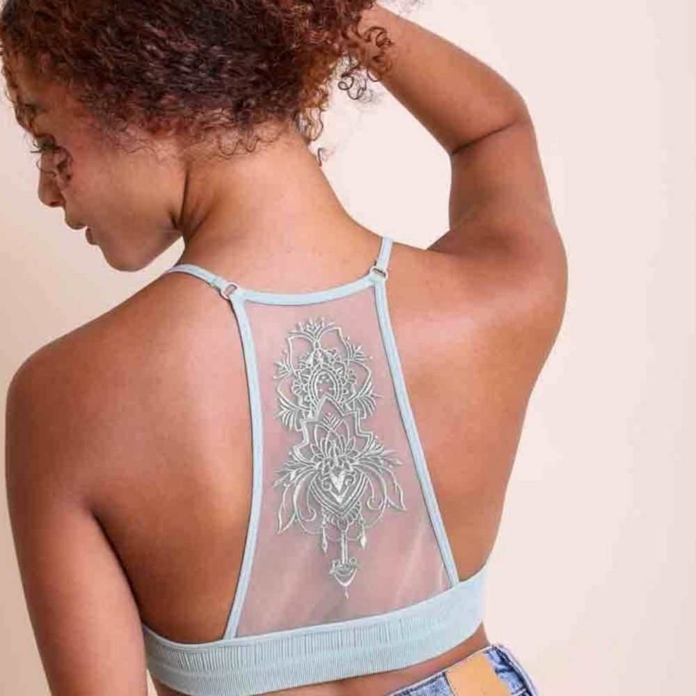 Mesh Racerback Bralette